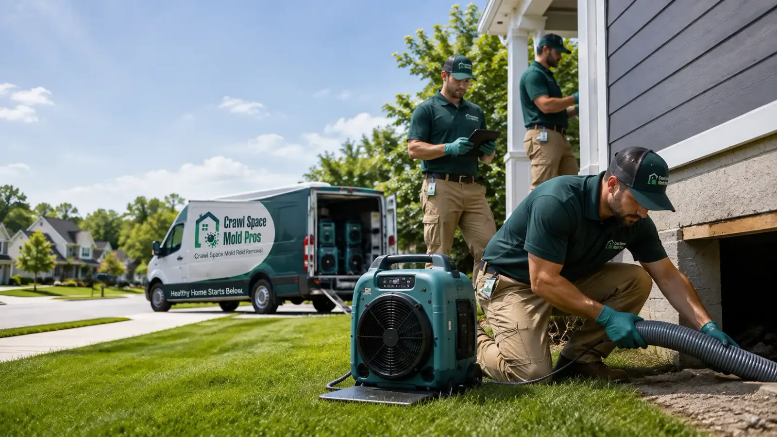 Crawl Space Mold Removal in Gloucester, VA